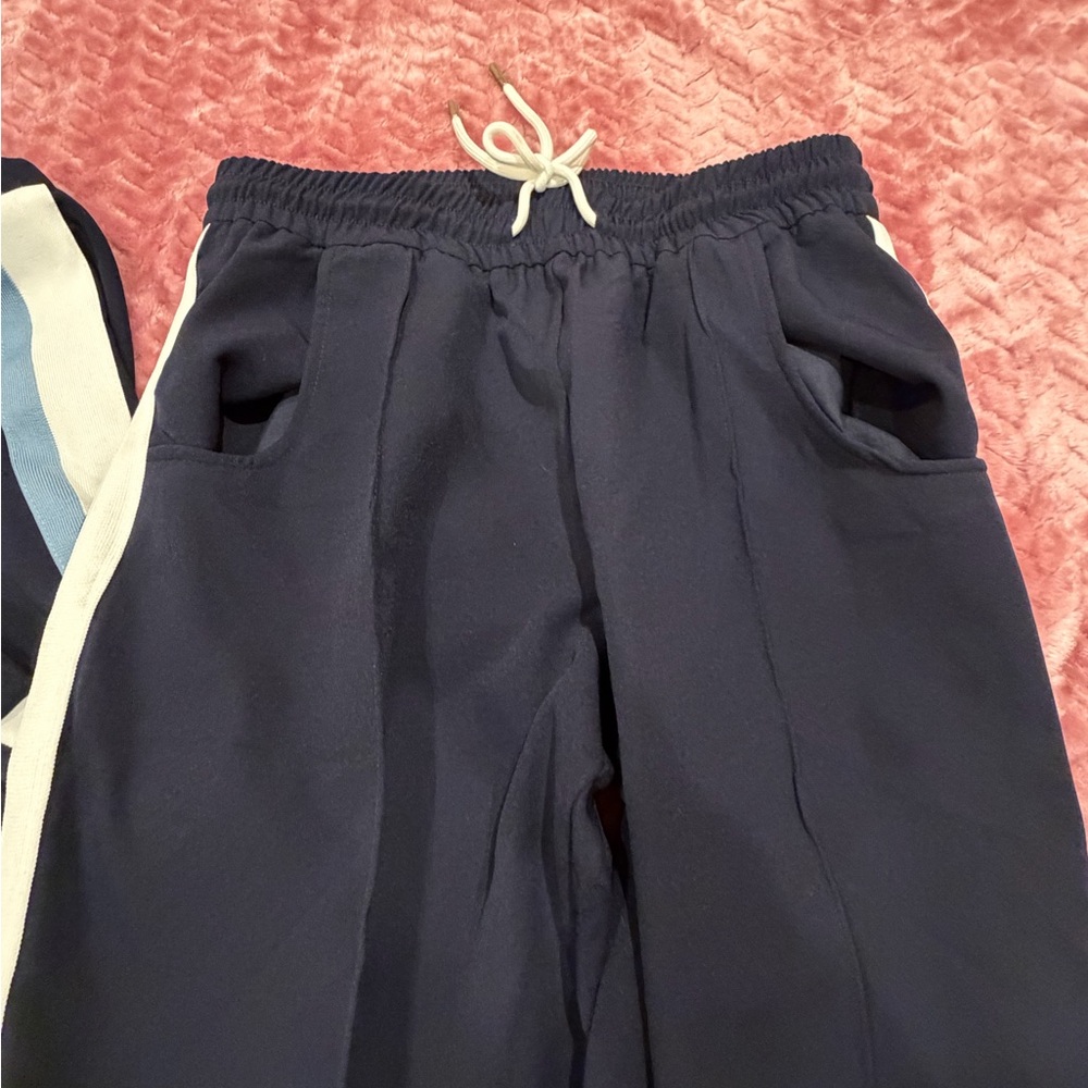 Zara Navy and White Colorblock Tracksuit - Picture 12 of 14